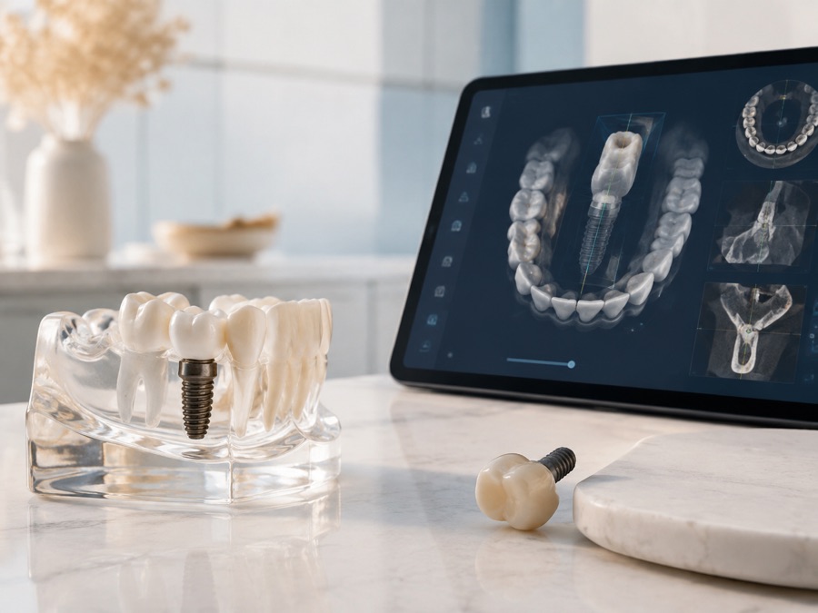 Digital implant treatment planning